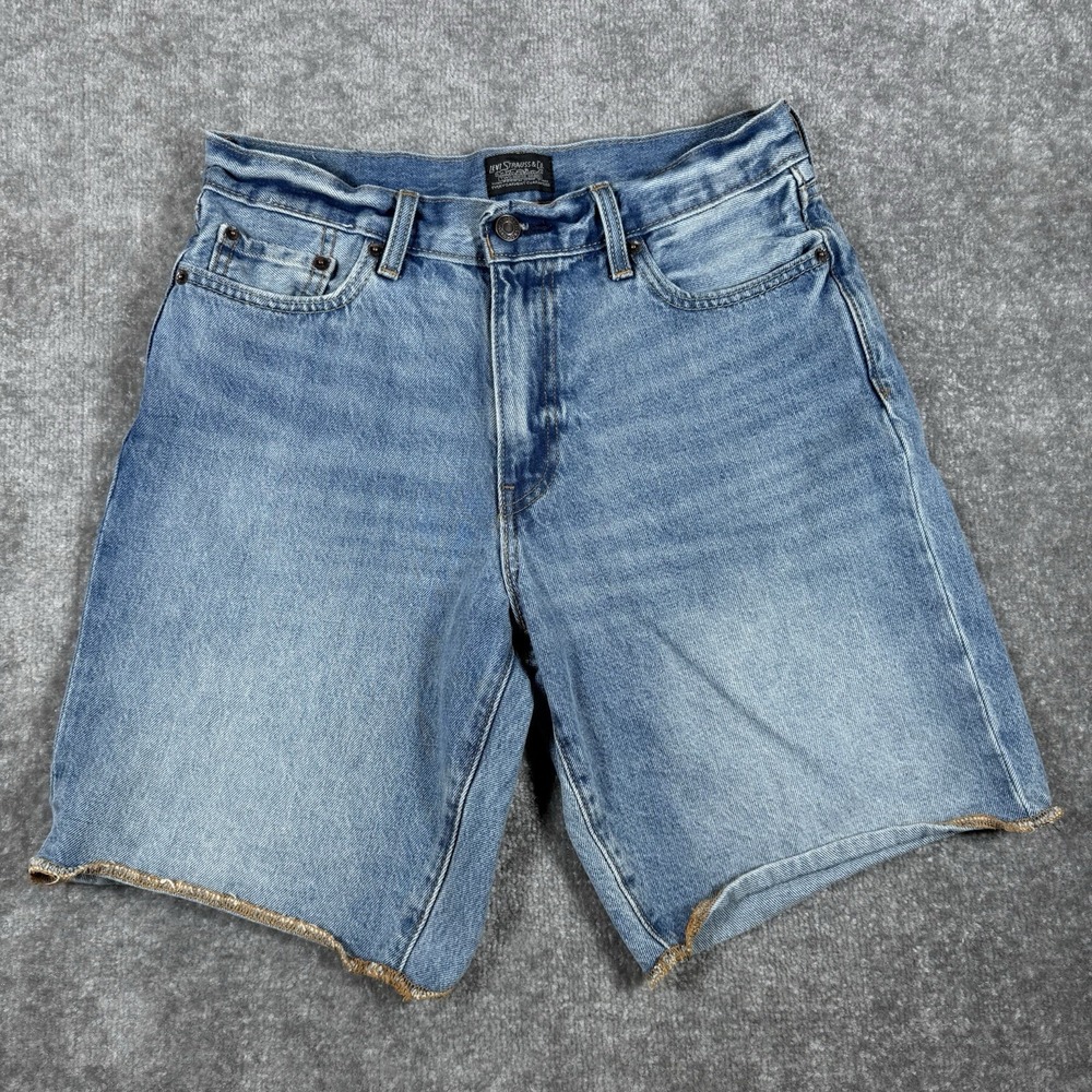 Levi's 511 Shorts Men's 30 Blue Denim‎ Cut Off